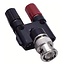 BNC (m) auf 2x Bananenstecker (w) Adapter | 50 Ohm