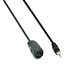 DIN 5-polig (m) - 3,5mm Klinke (m) Audiokabel Schwarz 1,5m