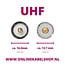 BNC (m) - UHF (m) Adapter - 50 Ohm