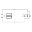 Premium 3,5mm Stereo Flugzeugadapter - Winkelstecker - Vergoldet / Schwarz