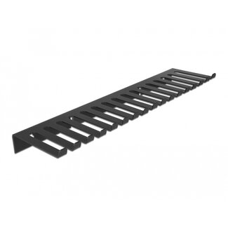 DeLOCK Delock Kabelhalter 325 x 90 mm zur Wandmontage schwarz