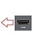 HDMI-Kabel 90° Winkelstecker (links/rechts) HDMI 2.0 4K60Hz HDR 0,5m
