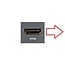 HDMI-Kabel 90° Winkelstecker (links/rechts) HDMI 2.0 4K60Hz HDR 0,5m