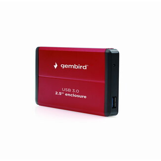 Gembird Externe 2,5" SATA HDD-Gehäuse USB 3.0 Rot