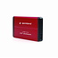 Externe 2,5" SATA HDD-Gehäuse USB 3.0 Rot