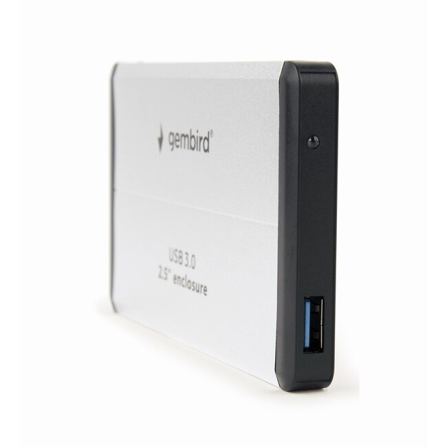 Externe 2,5" SATA HDD-Gehäuse USB 3.0 Silber