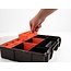 Delock Sortierbox mit 21 Fächern 290x220x60 mm Orange/Schwarz