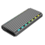 Externe M.2 SSD-Gehäuse USB 3.1 Aluminium mit Beleuchtung