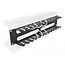 Delock 19″ Kabelmanagement-Panel mit 4 Öffnungen 2U schwarz