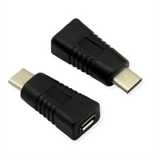 Value VALUE USB 2.0 Adapter, Typ C - Micro B, M/F, OTG