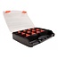 Delock Sortierbox mit 17 Fächern 320 x 255 x 60 mm Orange/Schwarz