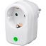 Goobay Überspannungsgeschützter Steckdosenadapter