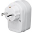 Goobay Überspannungsgeschützter Steckdosenadapter