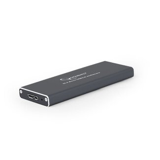 Gembird Externe M.2 SSD-Gehäuse, USB 3.0, Schwarz