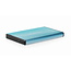 Externe 2,5'' SATA HDD-Gehäuse USB 3.0 Blau (gebürstet)