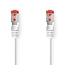 CAT6 Netzwerkkabel | RJ45 Stecker | S/FTP | 0,15 m | Innenbereich | Rund | LSZH | Weiß | Box