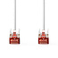 CAT6 Netzwerkkabel | RJ45 Stecker | S/FTP | 0,15 m | Innenbereich | Rund | LSZH | Weiß | Box
