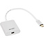 InLine® USB-C auf Mini DisplayPort Adapter, 4K/60Hz, 0,2m, silber