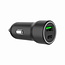 2-Port USB Auto-Schnellladegerät, Typ-C PD, 20 W, Schwarz