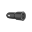 2-Port USB Auto-Ladegerät, 4.0 A, Schwarz