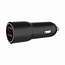 2-Port USB Auto-Schnellladegerät QC3.0 36W Schwarz