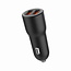 2-Port USB Auto-Schnellladegerät QC3.0 36W Schwarz