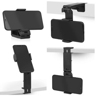 Gembird Multifunktionale Smartphone-Halterung, Schwarz