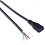 Micro USB (v) - offene Kabelenden | USB 2.0 | schwarz | 0,30 m