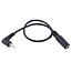 2,5mm Mono Klinkenstecker (m) auf 3,5mm Stereo Klinkenbuchse (w) Adapter | 0,25 m