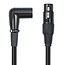 XLR (m) Winkel - XLR (w) Audiokabel | 0,50 Meter