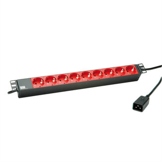 Bachmann BACHMANN 19" Steckdosenleiste 9x geerd C20 Stecker, schwarz