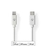 Lightning-Kabel | USB 2.0 | Apple Lightning 8-Pin | USB-C™ Stecker | 2 m | Weiß | PVC | Vernickelt | 480 Mbps