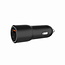 2-Port USB Auto Schnellladegerät, Type-C PD, 38W, Schwarz