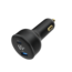 2-Port USB Auto-Schnellladegerät, Typ-C PD, LCD, 65 W, Schwarz