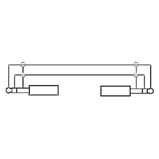 3,5mm Klinke auf 2,5mm Klinke Kabel | 0,20 m