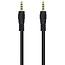 2,5mm Klinkenkabel 4-polig vergoldet schwarz 2m