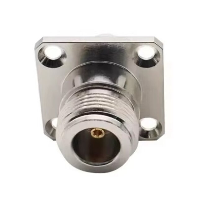 N (m) - SMA (m) Einbaubuchse Adapter | 25 x 25 mm | 50 Ohm