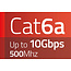 UFTP CAT6a Slimline Netzwerkkabel | LSZH | Weiß | 7,5 Meter