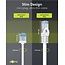 UFTP CAT6a Slimline Netzwerkkabel | LSZH | Weiß | 10 Meter