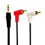3,5mm Klinke auf Cinch Stereo Winkelkabel | 1,5 Meter