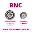 SMA Stecker - BNC Stecker Adapterkabel | RG316 | 50 Ohm | 0,5 m