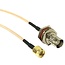 SMA Stecker - BNC Buchse Einbau Adapterkabel | RG316 | 50 Ohm | 0,5 m