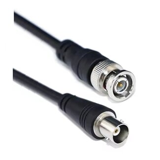 Dolphix BNC Verlängerungskabel RG59 75 Ohm Schwarz 2 Meter