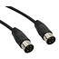 DIN 4-poliges Kabel | Schwarz | 1,5 Meter