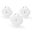 Keyfinder | Für Apple Find My App | Batteriebetrieben | 3x CR2032 inkl. Batterien | Bluetooth® 5.1 | Bis zu 1 Jahr Laufzeit | Weiß | 3 Stück