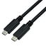 ROLINE USB 3.2 Gen2 Kabel, PD 20V5A, Emark, C-C, M/M, Schwarz, 5 m