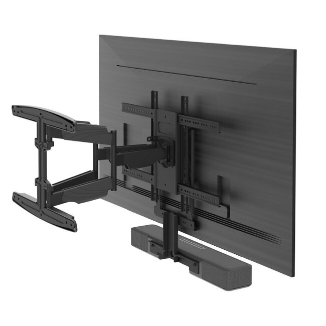 Cavus Premium Rahmen für Denon Home Sound Bar 550 | Schwarz