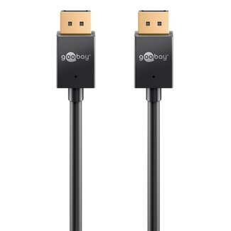 Goobay Goobay DisplayPort Kabel Slimline DP2.1 (10K 60Hz) UHBR10 1 Meter