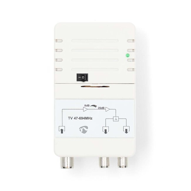 Nedis CAI Antennenverstärker | 2 Ausgänge | 25 dB
