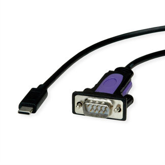 Roline ROLINE USB-zu-Seriell Adapterkabel, FTDI-Chipsatz, 1,8 m